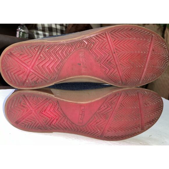 Nike Lebron James Sneakers Mens 11 Blue Fireberry Denim Lace Up‎ 716424-400 - Picture 6 of 9